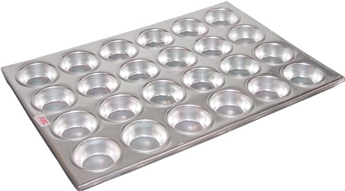 ABC Valueline - Muffin Pan, Aluminum, 24 cup