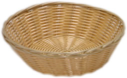 ABC Valueline - Beige Woven Round Basket