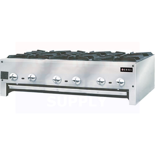 Anvil America Inc. - 6 Burner Natural Gas Hot Plate