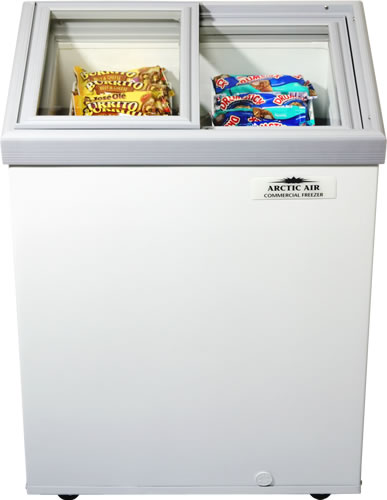 Arctic Air - 5.0 cu. Ft. Glass Top Freezer