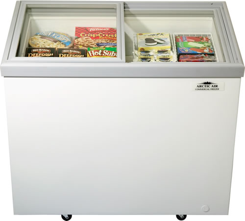 Arctic Air - 8.8 cu. Ft. Glass Top Freezer