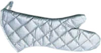 Arden Benhar Mills - Oven Mitt, Silicone, Silver, 17