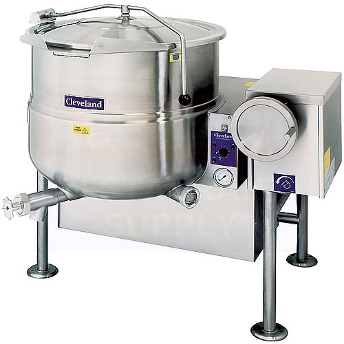 Cleveland - 40 gal. Leg Type Natural Gas Tilting Steam Kettle