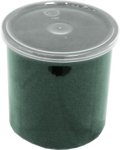 Carlisle Food Service - Crock, Classic, w/Lid, Green, 2.7 qt