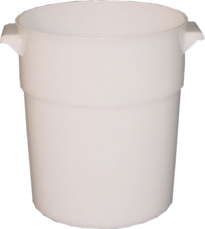 Carlisle Food Service - Storage Container, White Polyethylene 3-1/2 qt