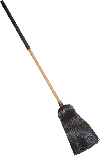 Carlisle Food Service - Broom, Warehouse, Synthetic Bristle, Black