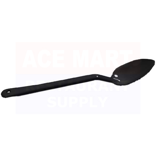 Carlisle Food Service - 11� Black Solid Serving Spoon