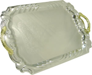 Carlisle Food Service - Tray, Serving Chrome/Gold 15