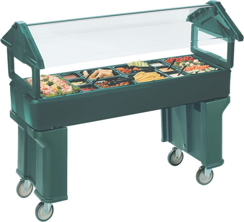 Carlisle Food Service - Food Bar, Portable, Green, 6'