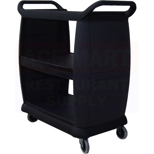 Carlisle Food Service - Black 3 Shelf Cart