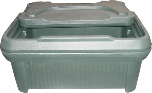 Carlisle Food Service - Pan Carrier, Top Loader, Slide/Seal Lid, Green, 6