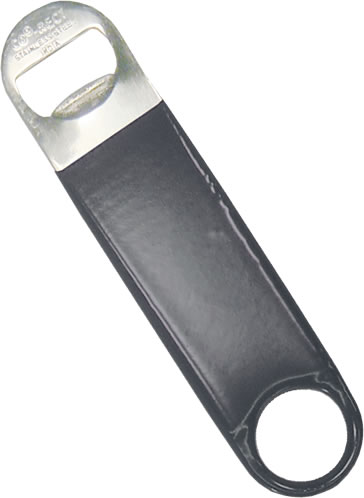 Co-Rect Products Inc. - Bottle Opener, Flat, Coated, Black