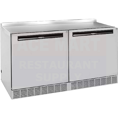 Delfield - Two Door Front Breathing Work Top Freezer