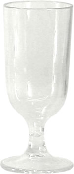 G.E.T. Enterprises Inc. - Glass, Goblet, Heavy Plastic, 12 oz