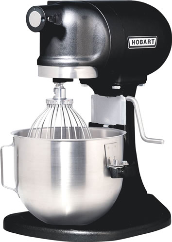 Hobart Corp. - Mixer, Countertop, Black, 5 qt