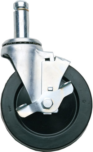 InterMetro Industries Corp. - Shelf Caster, for Super Adjustable Shelving Post w/Brake