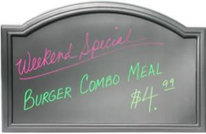 International Patterns Inc. - Chalkboard, Marquee Style, 36