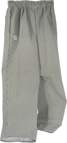 VF Imagewear Inc. - Chef Pants, Baggy, Black/White Check, Large