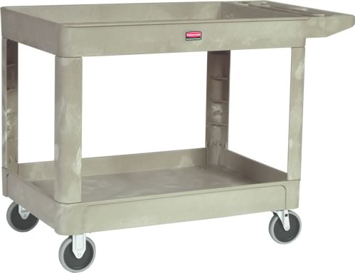 Newell Rubbermaid Inc. - Cart, 2 Shelf, Beige