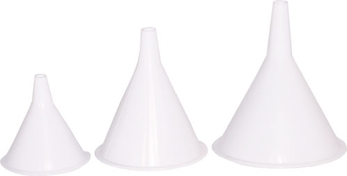 Scandicrafts - Funnel, White, Set of 3