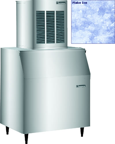 Scotsman - Ice Machine, Flake, Modular, 595 lb. Maker w/580 lb. Bin, 115v