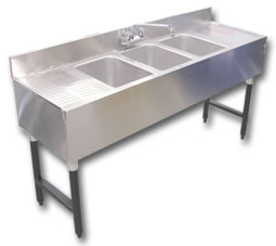 Supreme Metal - Sink, Bar 3 Compartment  59