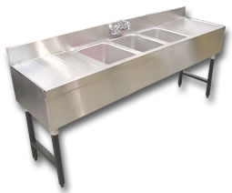 Supreme Metal - Sink, Bar 3 Compartment  71