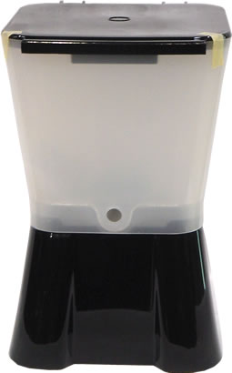 Tablecraft Products Co. - Beverage Dispenser, Iced Tea, Black, 3 gal