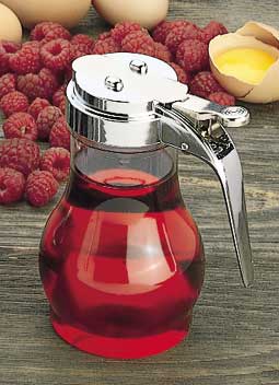 Traex Corp. - Server, Syrup Glass Jar w/Chrome Top 6 oz