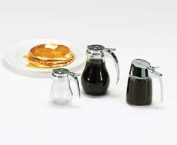 Traex Corp. - Server, Syrup Glass Jar w/Chrome Top 14 oz