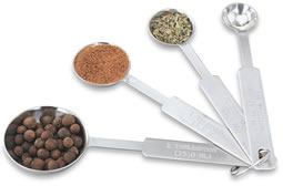 Measuring Spoon Set, 4 Piece, Stainless