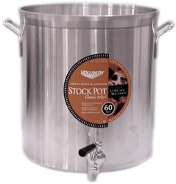 Vollrath Co. - Stock Pot, Heavy Duty w/Faucet 60 qt