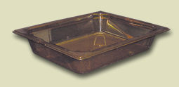 Carlisle Food Service - Food Pan, Half Size, High Heat, Polysulfone, Amber, 2-1/2